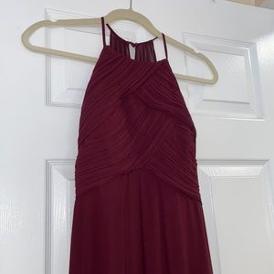 Burgundy Bridesmaid Dress